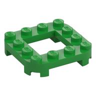 Plate Round Corners 4 × 4 × 2/3 Circle with 2 × 2 Opening Rot
