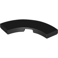 Tile 3 × 3 Curved, Macaroni Black