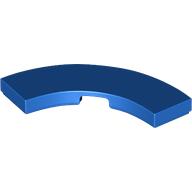Tile 3 × 3 Curved, Macaroni Blau