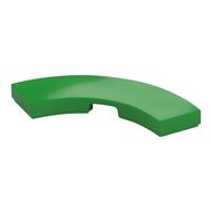 Tile 3 × 3 Curved, Macaroni Bright Green