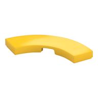 Tile 3 × 3 Curved, Macaroni Gelb