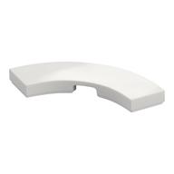 Tile 3 × 3 Curved, Macaroni White