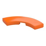 Tile 3 × 3 Curved, Macaroni Orange