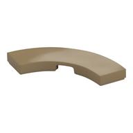 Tile 3 × 3 Curved, Macaroni Dunkelbeige