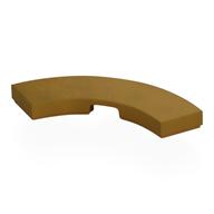 Tile 3 × 3 Curved, Macaroni Perlgold