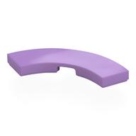 Tile 3 × 3 Curved, Macaroni Mittellavendel