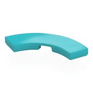 Tile 3 × 3 Curved, Macaroni Mittelazur
