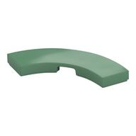 Tile 3 × 3 Curved, Macaroni Sandgrün