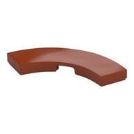 Tile 3 × 3 Curved, Macaroni Dark Orange