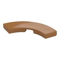 Tile 3 × 3 Curved, Macaroni Medium Nougat