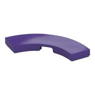 Tile 3 × 3 Curved, Macaroni Dunkellila
