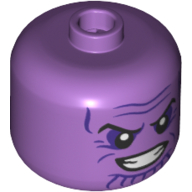 Bigfig Head Thanos, Mean Grin print Medium Lavender