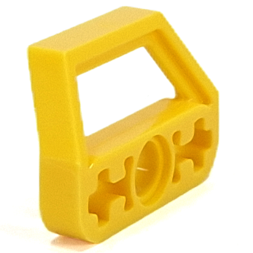 Technic Beam Special 1 × 3 Thin with Trapezoid Frame Gelb