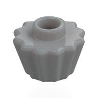 Food Cupcake with Stud Hellblaugrau