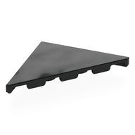 Tile 45° Cut 4 × 4 (Triangle) Black