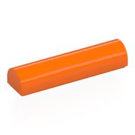 Brick Curved 1 × 4 × 2/3 Double, No Studs Orange