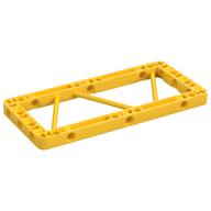 Technic Beam Frame 7 × 15 with 3 Truss Bars Yellow