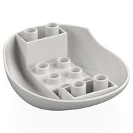 Duplo Helicopter Base, 6 × 7 × 15 White