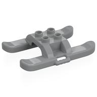 Duplo Helicopter Skids 4 × 6 Light Bluish Gray
