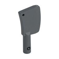 Equipment Cleaver, 2 Holes Flat Silver