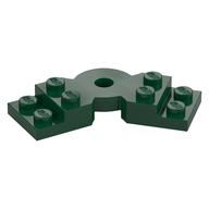 Plate Angled 2 × 2 with Step and Hole in Center Dunkelgrün