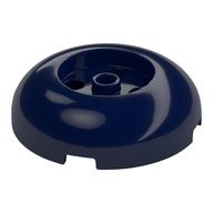 Brick Round 4 × 4 Dome Top with Round 2 × 2 Recessed, 4 Studs Dark Blue