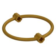 Bar, Ring 7L Diameter, with 2 Axle Connectors Perlgold
