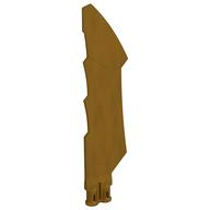 Weapon Sword with Jagged Edges, Double Axle Hole Perlgold