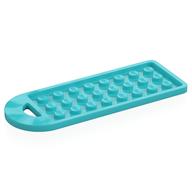Bag Tag with 3 × 8 Studs Medium Azure