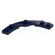 Plate Round Corner 5 × 5 with 4 × 4 Round Cutout Dark Blue