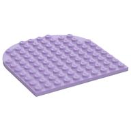 Plate 10 × 10 with Rounded End Lavender