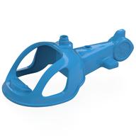 Duplo Helicopter Body 6 × 11 × 25 Dark Azure
