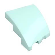 Brick Wedged, Curved 3 × 2 with Stud Notch Left Light Aqua