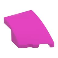 Brick Wedged, Curved 3 × 2 with Stud Notch Right Dark Pink