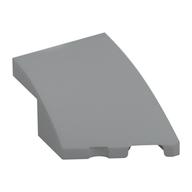 Brick Wedged, Curved 3 × 2 with Stud Notch Right Light Bluish Gray