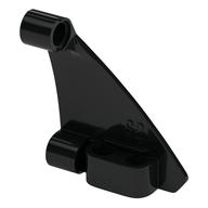 Technic Panel Triangle 5 × 4 Right in Schwarz