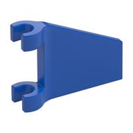 Flag 2 × 2 Trapezoid with Flared Area between Clips Blue
