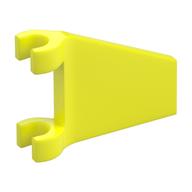 Flag 2 × 2 Trapezoid with Flared Area between Clips Vibrant Yellow