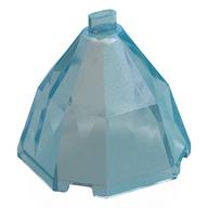Minidoll Skirt, Full, Octagonal, No Feet Opal Trans-Light Blue