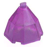 Minidoll Skirt, Full, Octagonal, No Feet Opal Trans-Dark Pink