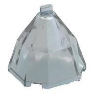 Minidoll Skirt, Full, Octagonal, No Feet Opal Trans-Clear