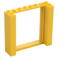 Tür Rahmen doppelt 2 × 8 × 6 Gelb