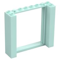 Door Frame Double 2 × 8 × 6 Light Aqua