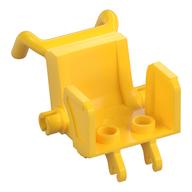 Equipment Medical Wheelchair with Pins for Wheels [Minifig] Gelb