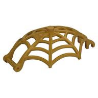Insect Accessory, Spider Web, Dome Shaped with Bar, Clips Perlgold