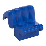 Brick Special 1 × 2 with Bar, Hand with 4 Fingers Blue