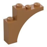 Brick Arch 1 × 4 × 3 Medium Nougat
