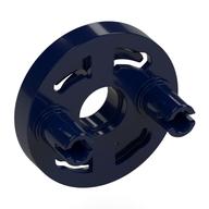 Rotation Joint Socket with 2 Pins Dark Blue