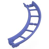 Vehicle Track, Roller Coaster, Curve Ramp 13 × 13 × 3 in Blauviolett