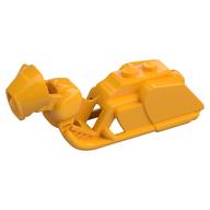 Fairing, Motorcycle, Touring, Square Headlight Leuchtendes Hellorange